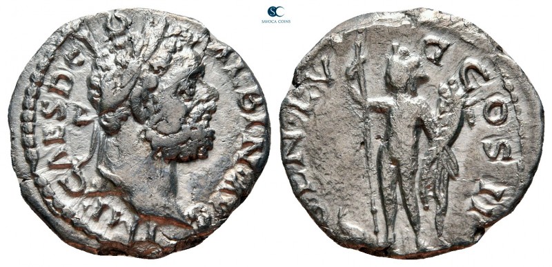 Clodius Albinus AD 193-197. Lugdunum (Lyon)
Denarius AR

17 mm, 2,65 g

IMP...