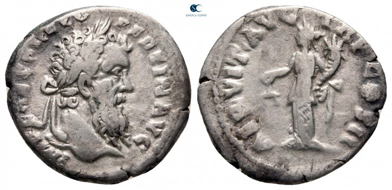 Pertinax AD 193-193. Rome
Denarius AR

19 mm, 2,82 g

IMP CAES P HELV PERTI...