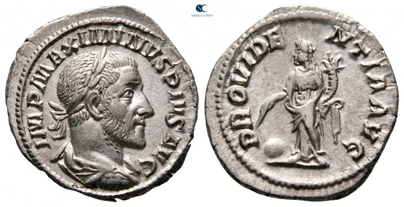 Maximinus I Thrax AD 235-238. Rome
Denarius AR

20 mm, 3,09 g

IMP MAXIMINV...