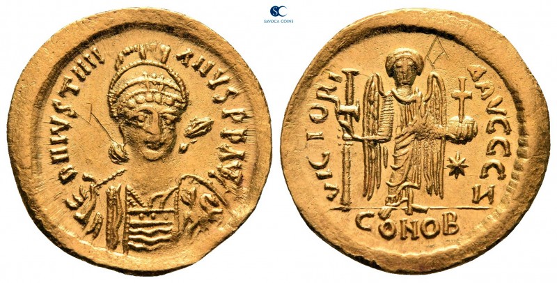 Justinian I AD 527-565. Constantinople. 7th officina
Solidus AV

21 mm, 4,45 ...