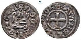 Isabelle de Villehardouin AD 1297-1301. Glarenza (modern Kyllini in Elis). Denier Tournois BI. Variety Y3