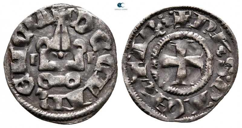 Philippe de Taranto AD 1307-1313. Glarenza (modern Kyllini in Elis)
Denier Tour...