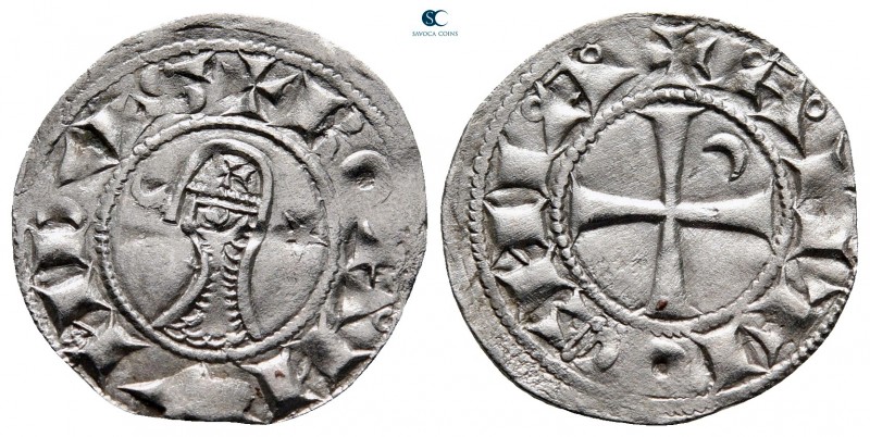 Bohémond III AD 1163-1201. Antioch
Denier AR

18 mm, 0,92 g

+BOAHVNDVS, he...