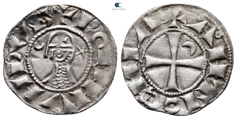Bohémond III AD 1163-1201. Antioch
Denier AR

18 mm, 0,94 g

+BOAHVNDVS, he...