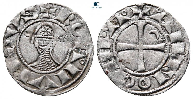Bohémond III AD 1163-1201. Antioch
Denier AR

18 mm, 1,06 g

+BOAHVNDVS, he...