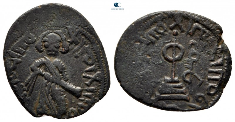 Arab-Byzantine. Dimashq (Damascus). trmp. Abd al-Malik ibn Marwan AH 65-86. 
Fa...