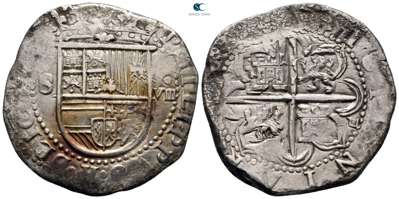 Spain. Seville mint. Philipp II AD 1556-1598.
8 Reales AR

40 mm, 27,36 g

...