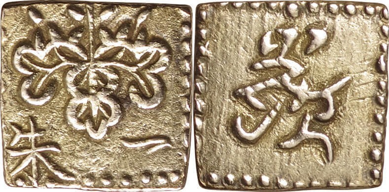 Japan. Gold. 1824-1832. Shu. VF. Bunsei 1 Shu-ban-kin Gold JNDA09-45. 1.39g. Au1...