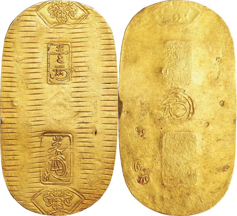 Japan. Gold. 1601-1695. VF/EF. Keicho Koban-kin Gold JNDA09-13. 17.73g. Au857/Ag...