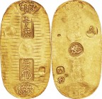 Japan. Gold. 1819-1828. VF/EF. Bunsei Koban kin Gold JNDA09-20. 13.10g. Au559/Ag441. aprx.59.0mm.