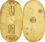 Japan. Gold. 1837-1858. EF. Tempo Koban-kin Gold JNDA09-21. 11.20g. Au568/Ag432. aprx.59.0mm.
