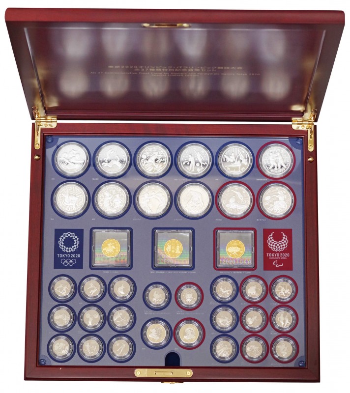 Japan. Various. 2020. Yen. Proof. All 37 Commemorative Proof Coins for Olympic a...