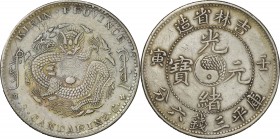 China. Silver. 1902. 50 Cent. VF. Jilin Province Kuang-hsu Yuan-pao Silver 50 Cents. 13.10g. aprx.32.50mm. 【Note】No Refunds/No Returns.