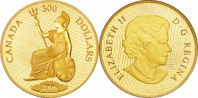 Canada. Gold. 2006. 300 Dollar. Proof. The 1900 Shinplaster Gold Proof 300 Dollars. 60.00g. .583. 50.00mm. Box stained.
