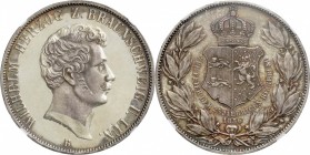 Germany. Silver. 1856. 2 Thaler. UNC Proof. NGC PF64. Brunswick-Wolfenbuttel 25th Anniversary Of The Reign of Wilhelm Silver Proof 2 Thaler. 37.12g. ....