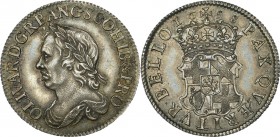 GB. Silver. 1658. Shilling. UNC. NGC MS63. Oliver Cromwell Silver 1 Shilling.