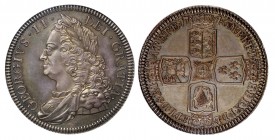 GB. Silver. 1746. Crown. UNC Proof. PCGS PR64. George II Silver Crown. 30.10g. .925.