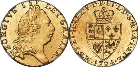 GB. Gold. 1794. Guinea. UNC. NGC MS65. George III Gold Guinea. 8.35g. .917. 24.50mm.