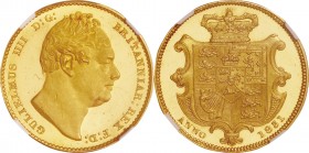 GB. Gold. 1831. 1 Sovereign. UNC Proof. NGC PF62 ULTRA CAMEO. William IV Gold Proof Sovereign. 7.98g. .917. 22.00mm.