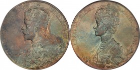 GB. Silver. 1911. UNC. PCGS SP64 Matte. George V Coronation Matte Silver Specimen Medal. 12.25g. 31.00mm.