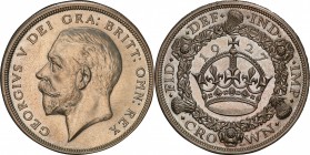 GB. Silver. 1927. Crown. UNC+ Proof. PCGS PR65. George V Silver Proof Crown. 28.28g. .500. 38.61mm.