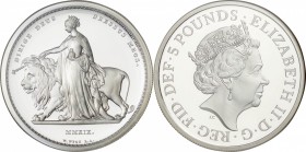 GB. Silver. 2019. 5 Pound. Proof. NGC PF70 ULTRA CAMEO First Releases. The Great Engravers William Wyon's Una and the Lion Silver Proof 5 Pounds. 62.4...