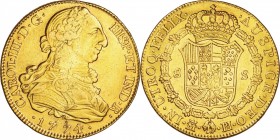 Spain. Gold. 1774. 8 Escudo. EF. Carlos III Gold 8 Escudos. 27.07g. .901.