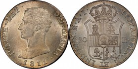 Spain. Silver. 1811. 20 Real. UNC. PCGS MS63. Joseph Napoleon Silver 20 Reales. 27.08g. .903.