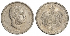 Hawaii. Silver. 1883. Dollar. VF. Kalakaua I Silver Dollar. 26.73g. KM7. 900.