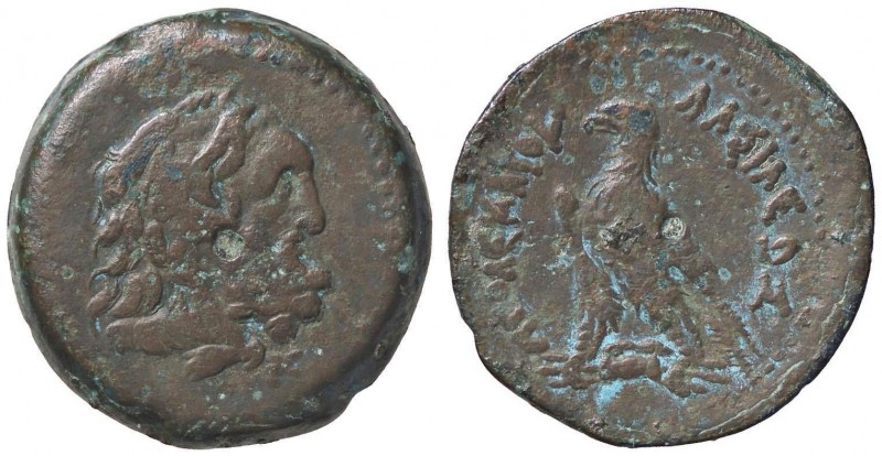 GRECHE - RE TOLEMAICI - Tolomeo II, Filadelfo (285-246 a. C.) - AE 27 - Testa la...
