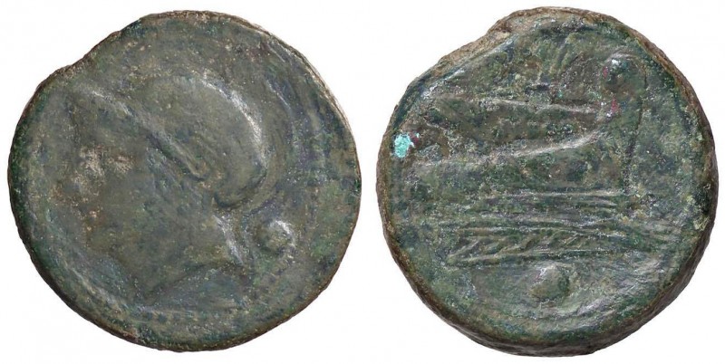 ROMANE REPUBBLICANE - ANONIME - Monete semilibrali (217-215 a.C.) - Oncia - Test...