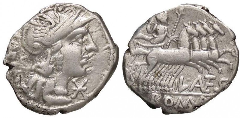 ROMANE REPUBBLICANE - ANTESTIA - L. Antestius Gragulus (136 a.C.) - Denario - Te...