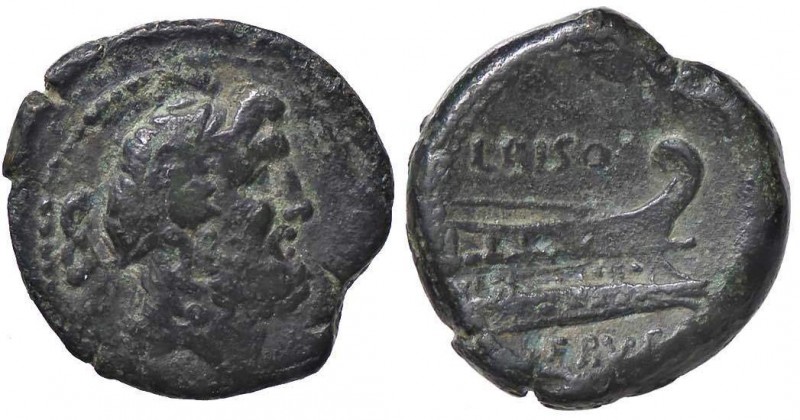 ROMANE REPUBBLICANE - CALPURNIA - L. Calpurnius Piso Frugi (90 a.C.) - Semisse -...