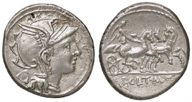 ROMANE REPUBBLICANE - CLAUDIA - Ap. Claudius Pulcher, T. Manlius Mancinus e Q. U...