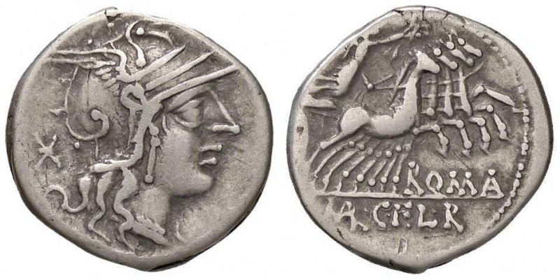 ROMANE REPUBBLICANE - FABIA - Numilius Fabius Pictor (126 a.C.) - Denario - Test...