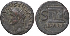 ROMANE IMPERIALI - Augusto (27 a.C.-14 d.C.) - Dupondio (Restituzione di Tiberio) - Testa radiata a s. /R Altare C. 228; RIC 81 (AE g. 10,91)

BB-SP...