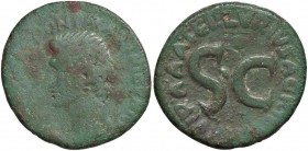 ROMANE IMPERIALI - Augusto (27 a.C.-14 d.C.) - Asse - Testa a s. /R SC entro scritta circolare C. 446 (AE g. 9,9)

meglio di MB