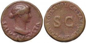 ROMANE IMPERIALI - Livia (moglie di Augusto) - Dupondio - Busto a d. /R S C entro scritta circolare C. 5 (AE g. 15,15)

qBB