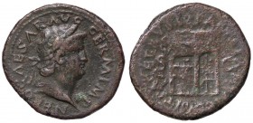 ROMANE IMPERIALI - Nerone (54-68) - Asse - Testa laureata a d. /R Tempio di Giano con porta a d. C. 142 (AE g. 12,07)

BB/MB