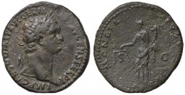 ROMANE IMPERIALI - Domiziano (81-96) - Asse - Testa laureata a d. /R La Moneta stante a s. con bilancia e cornucopia C. 332 (AE g. 10,73)

BB+
