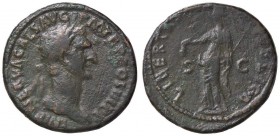 ROMANE IMPERIALI - Nerva (96-98) - Asse - Testa laureata a d. /R La Libertà stante a s. con berretto e scettro C. 115 (AE g. 12,18)

qBB