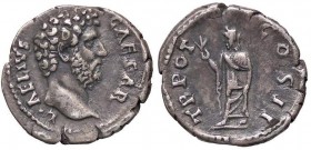 ROMANE IMPERIALI - Elio (136-138) - Denario - Testa a d. /R La Speranza andante a s. con un fiore e si alza la veste C. 55; RIC 435 (AG g. 3)

BB+