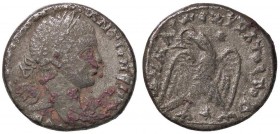 ROMANE PROVINCIALI - Diadumeniano (218) - Tetradracma - Testa laureata a d. /R Aquila di fronte con la testa a s. e corona nel becco (MI g. 9,87)

M...