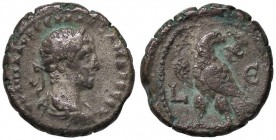 ROMANE PROVINCIALI - Gordiano III (238-244) - Tetradracma (Antiochia) - Busto radiato a s. /R Aquila su fulmine stante a s. retrospicente, con corona ...