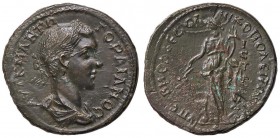 ROMANE PROVINCIALI - Gordiano III (238-244) - AE 27 (Nicopoli) - Busto laureato a d. /R Tyche stante a s. con timone e cornucopia Varb. 4241 (AE g. 11...
