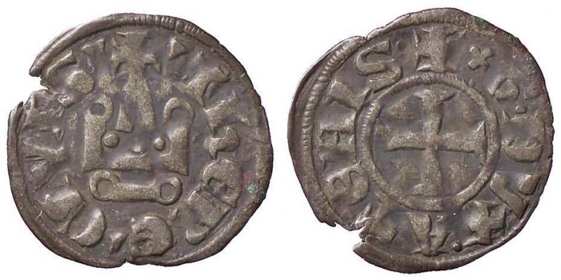 LE CROCIATE - ATENE - Guido II de la Roche (1287-1308) - Denaro tornese (Thebe) ...