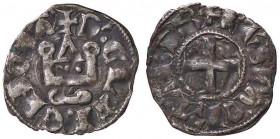 LE CROCIATE - CHIARENZA - Florent de Hainaut (1289-1297) - Denaro tornese Gamb. 205 R (MI g. 0,86)

BB