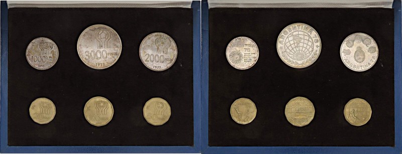 ESTERE - ARGENTINA - Repubblica - Serie 1977 AG-OT 6 valori In confezione

6 v...