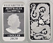 ESTERE - AUSTRALIA - Elisabetta II (1952) - Dollaro 2019 - Drago AG In confezione

In confezione

FS
