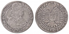 ESTERE - AUSTRIA - Leopoldo I (1658-1705) - 15 Kreuzer 1664 AG

meglio di MB